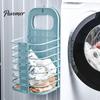 Wall Mounted Clothes Organizer Foldable Laundry Basket, Breathable Hollow Design, Hanging Hamper Space Saving Organizer, for Bathroom Dormitory