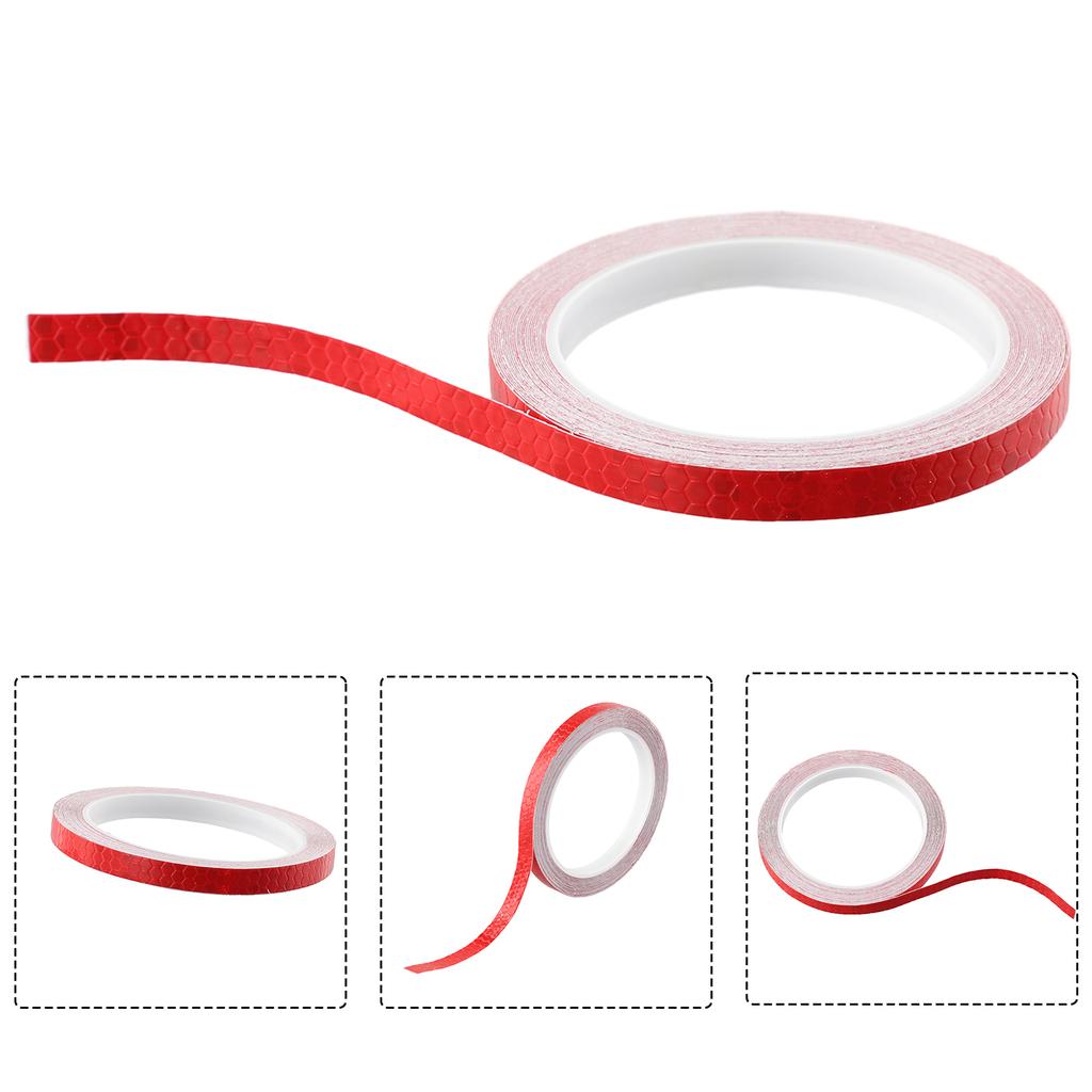 Fahrradaufkleber Reflektierband Autotür Rad Augenbrauenaufkleber Fahrradstreifen Selbstklebendes Sicherheitswarnband Reflektierender Aufkleber