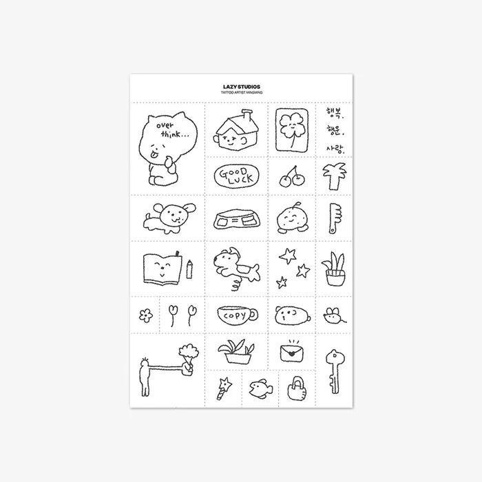 

Тату-мастер Минмин 01 Временная наклейка-тату