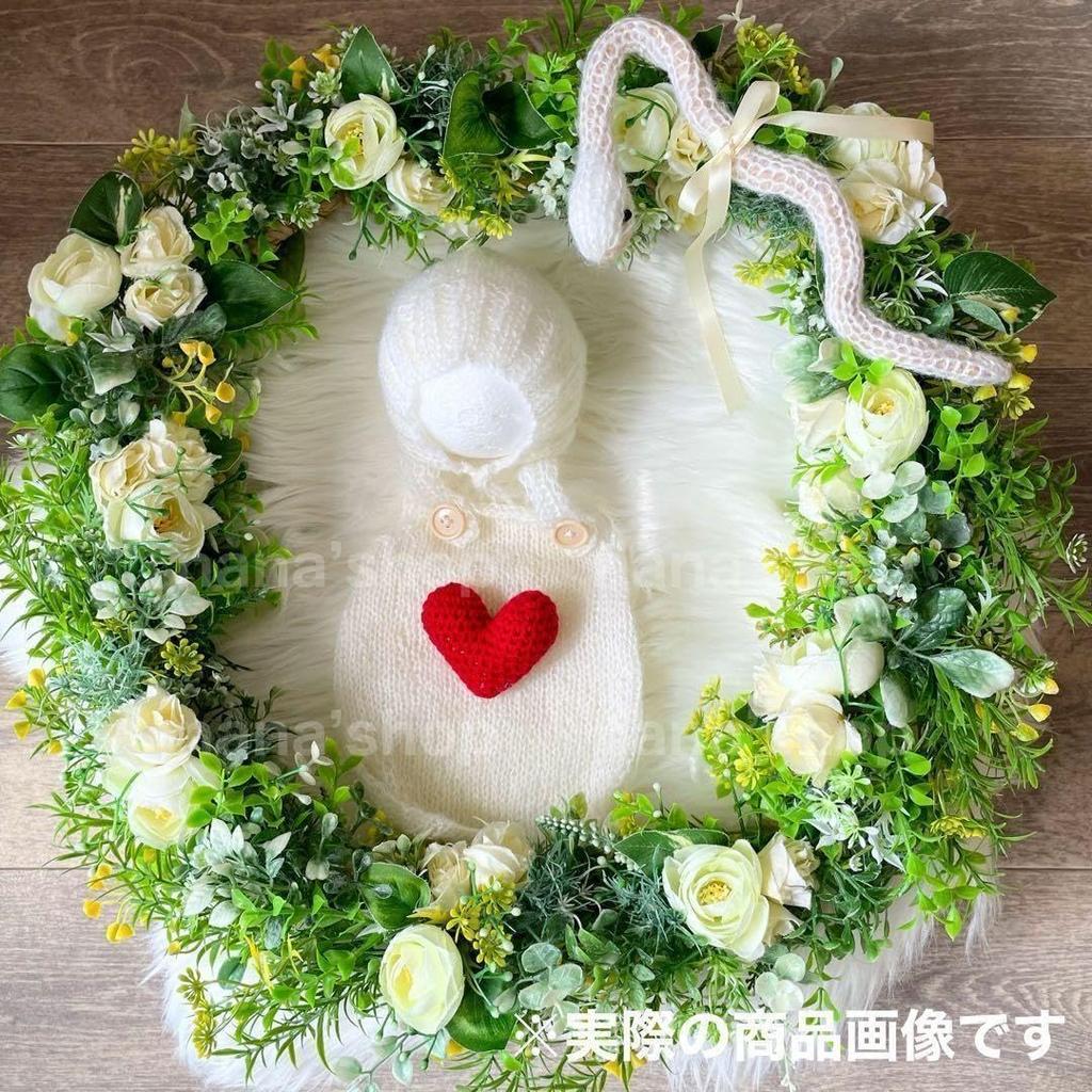 Snake hat overalls stuffed toy Snake Year Newborn Photo Shoot Costume Snake Monthly Photo [NANA's shop] & & (Green)