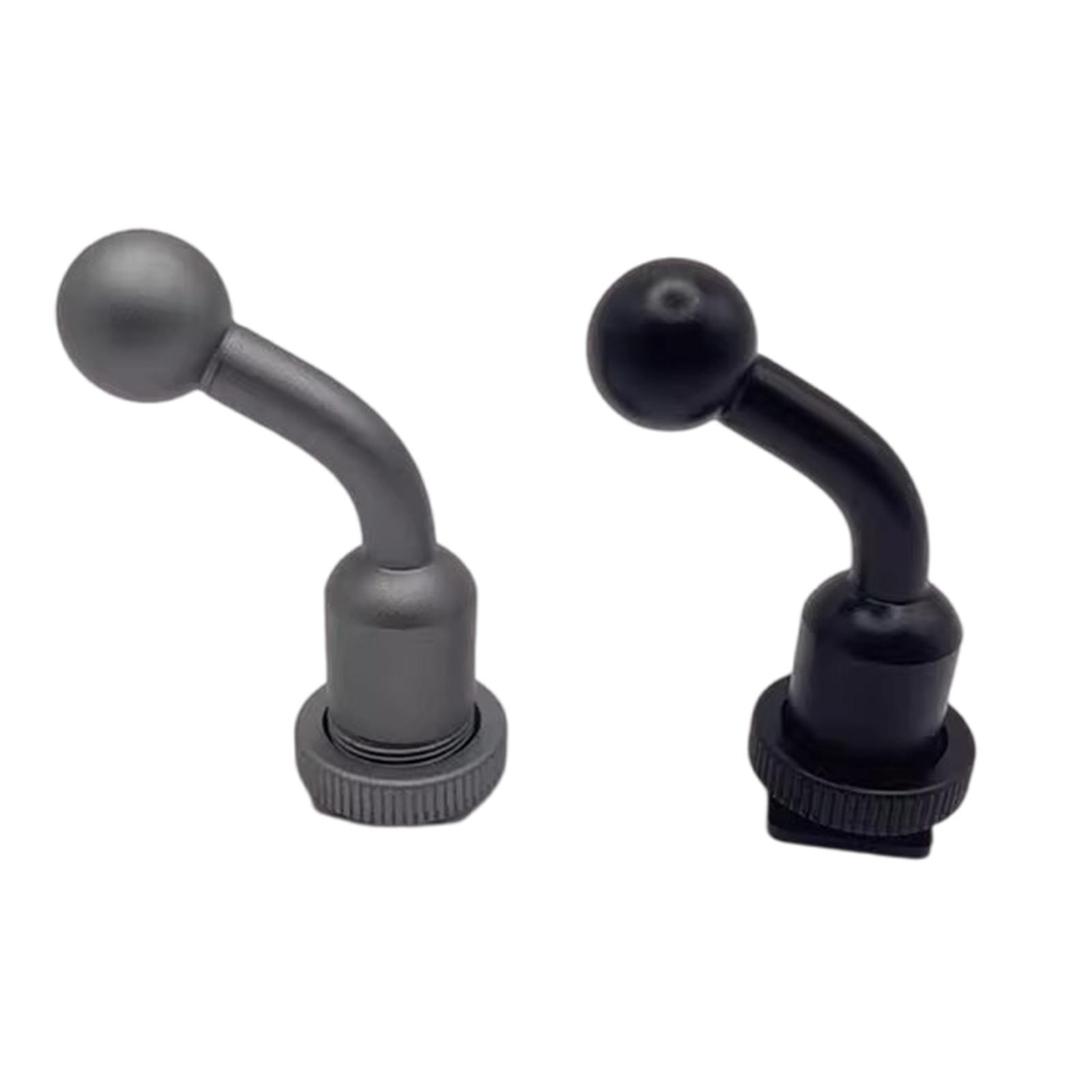 

Multipurpose Tripod Adapter Aluminum Alloy Build Connection 17mm Ball Mount to Cold Shoe Stand and Camera Thread