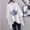 Women's Casual Loose Mid-Length Short-Sleeve T-Shirt