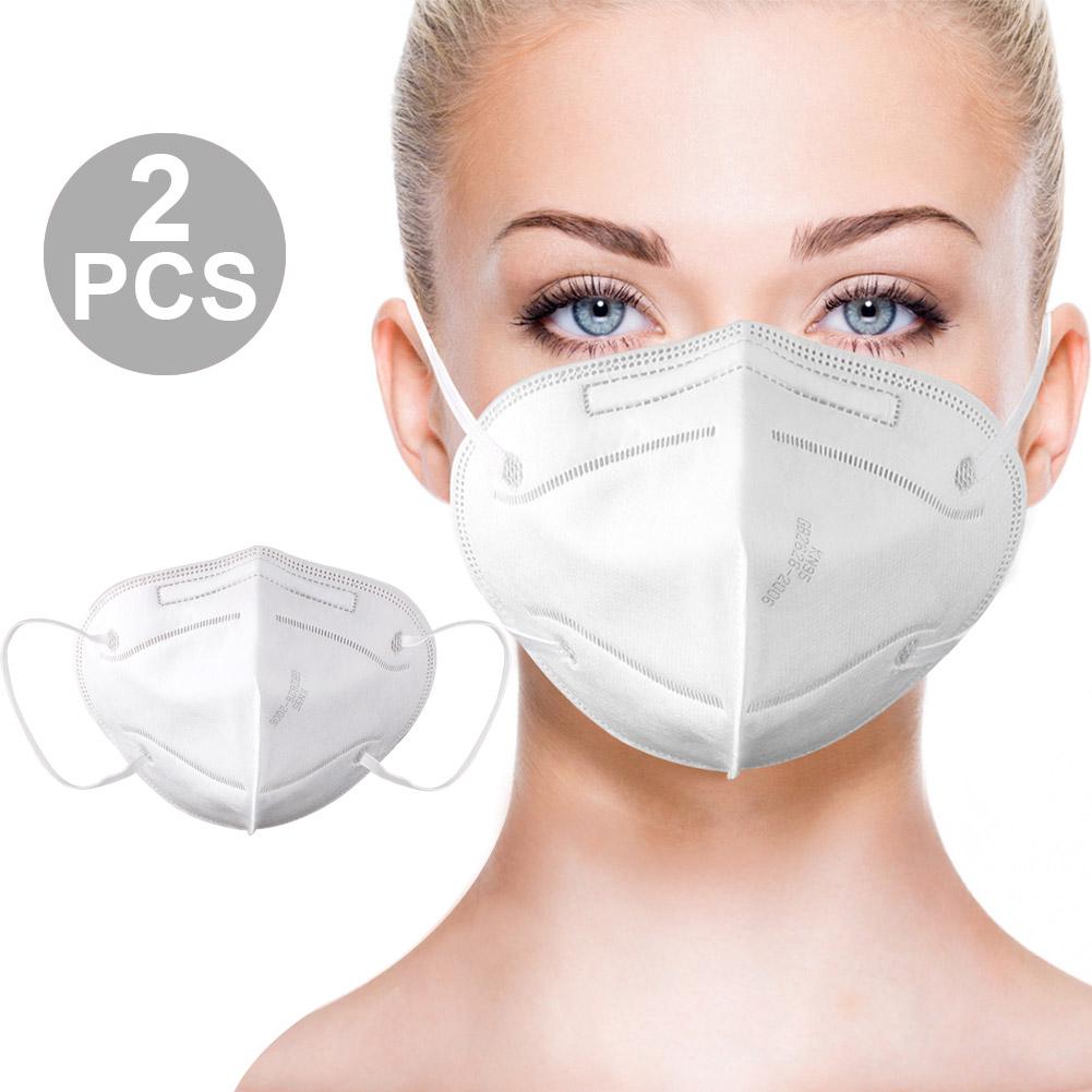 Buy 2 Pcs KN95 Mask with Filter Protective Mask Reusable Washable Face