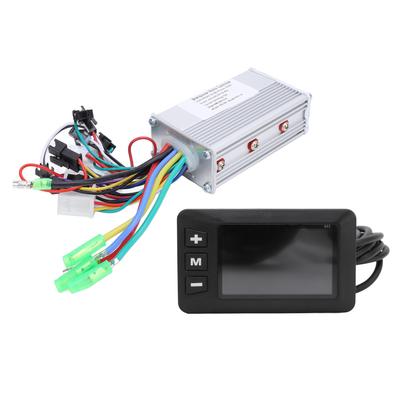 Controller de viteză a motorului pentru bicicletă electrică 24V 36V 48V 350W Kit de controler a motorului scuterului cu afișaj LCD