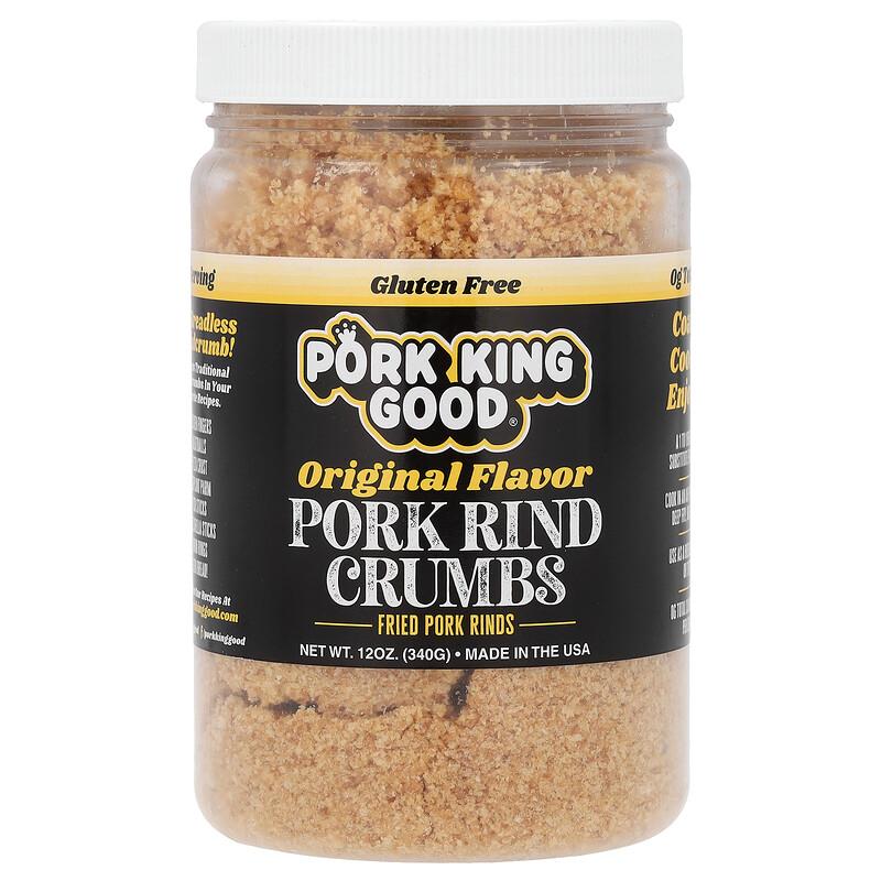 Rworld Wellness Pork Rind Crumbs, Original, 12 Oz (340 G)