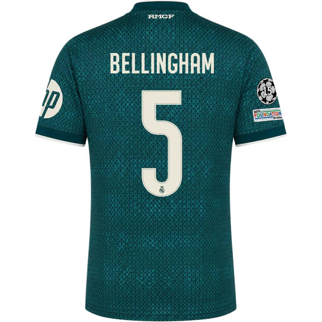 Adidas Real Madrid 26/27 Authentic Away Jersey Green Men Tops JZ7219