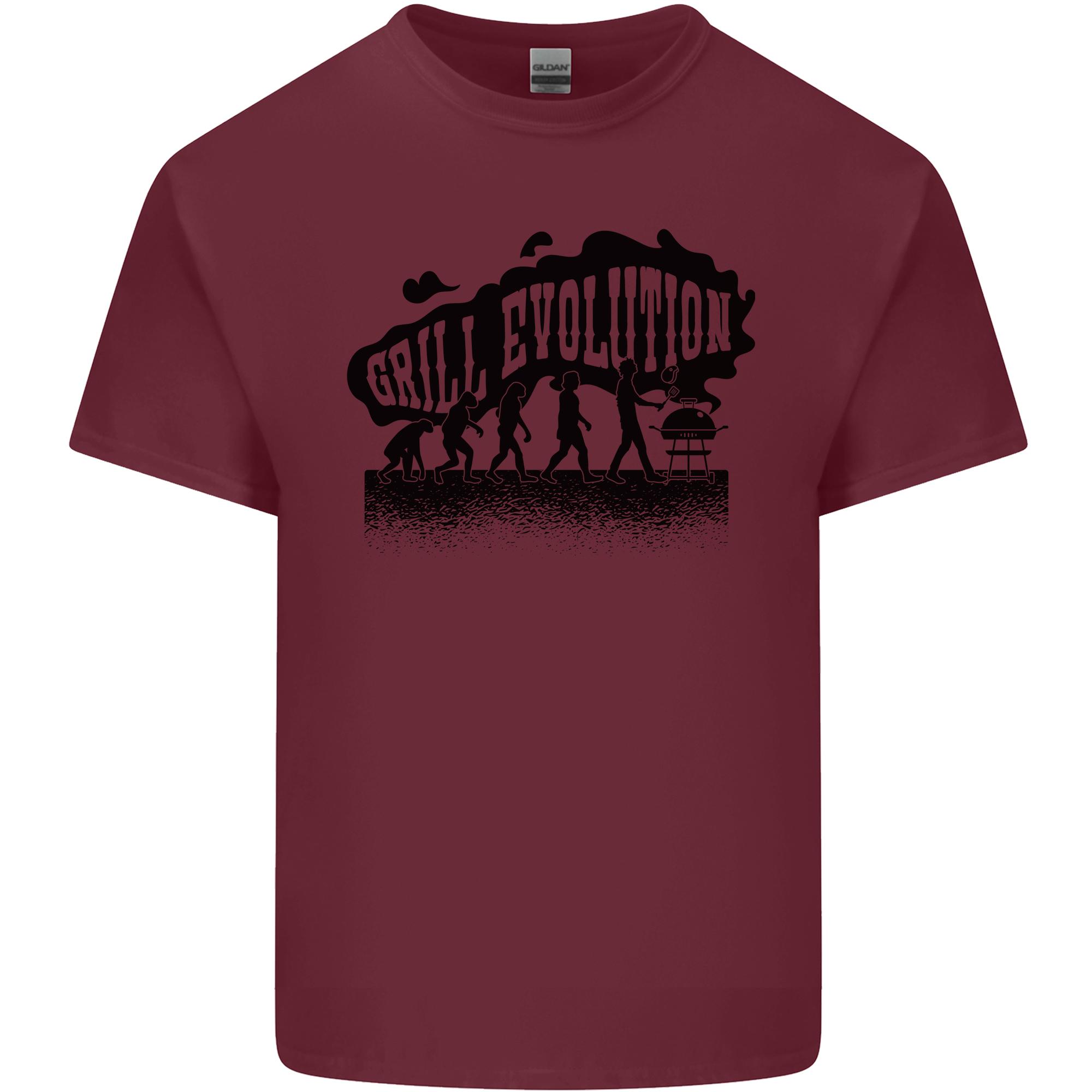 Grill Evolution Funny BBQ Braai Unisexs Light Cotton TShirt S