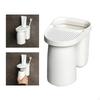 Toothbrush Cup Holder Organizer with Magnetic Punch Free
