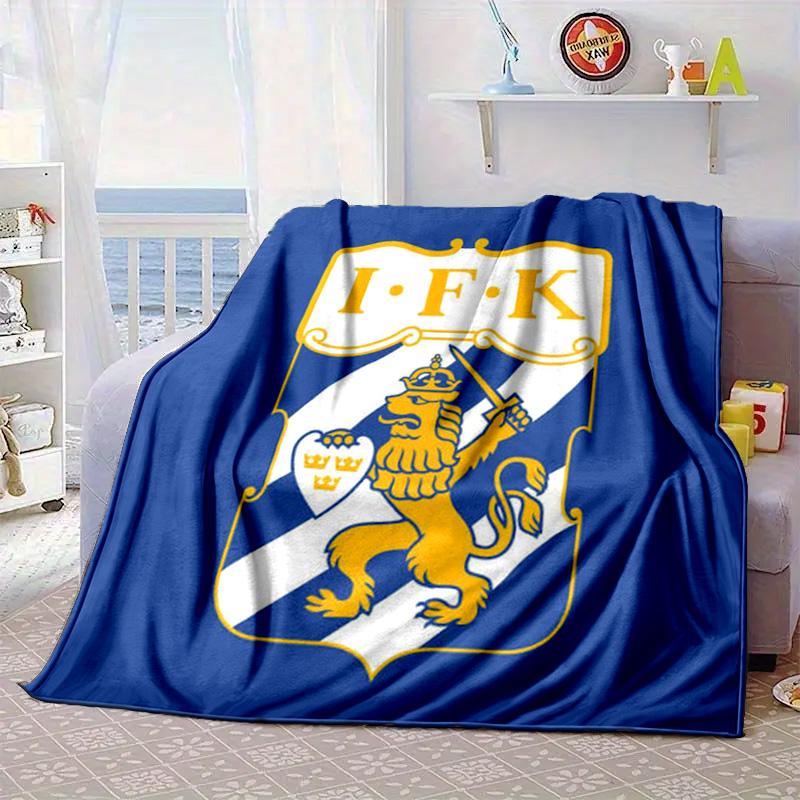 IFK Gothenburg Portable Blanket/Soft Blanket Bedding Blanket Suitable for Travel Camping Living Rooms Offices Sofas Fan Gifts