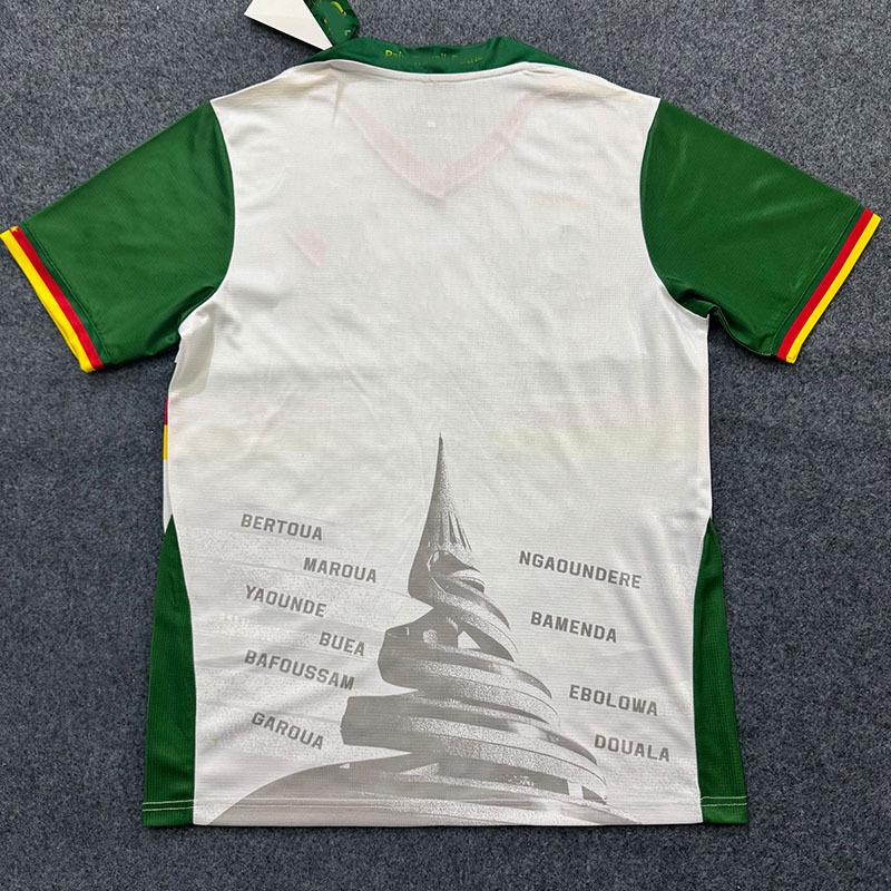 Cameroon White Short Sleeve 2025-26 Fan Jersey S-2XL