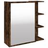 VidaXL Bathroom Mirror Cabinet Smoked Oak 62.5x20.5x64 Cm 826351