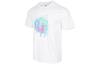 Men's Adidas T Shirts Men's White Crew Neck Moderate Straight Fit
