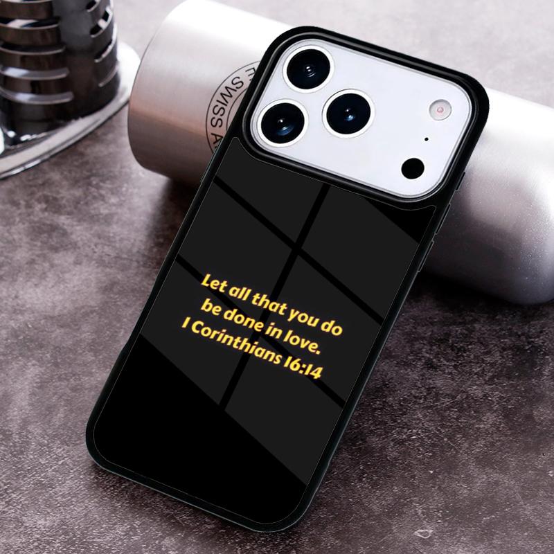 Bible Verse Jesus Christ Christian Phone Case For iPhone 17 16 15 14 13 12 11 Pro Max Plus 17Air Soft Silicone Cover