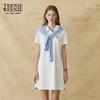 Teenie Weenie Women's Embroidered Polo A-Line Dress