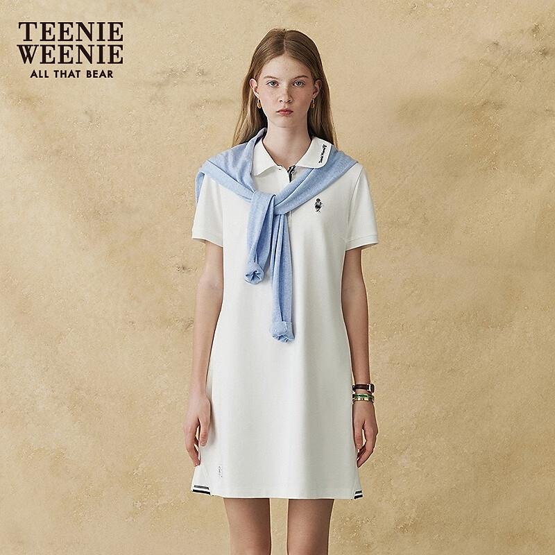 Teenie Weenie Women's Embroidered Polo A-Line Dress