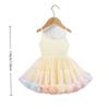 Summer Girls' Ballet TuTu Dress Sleeveless Princess Wedding Dress  Performance Costume