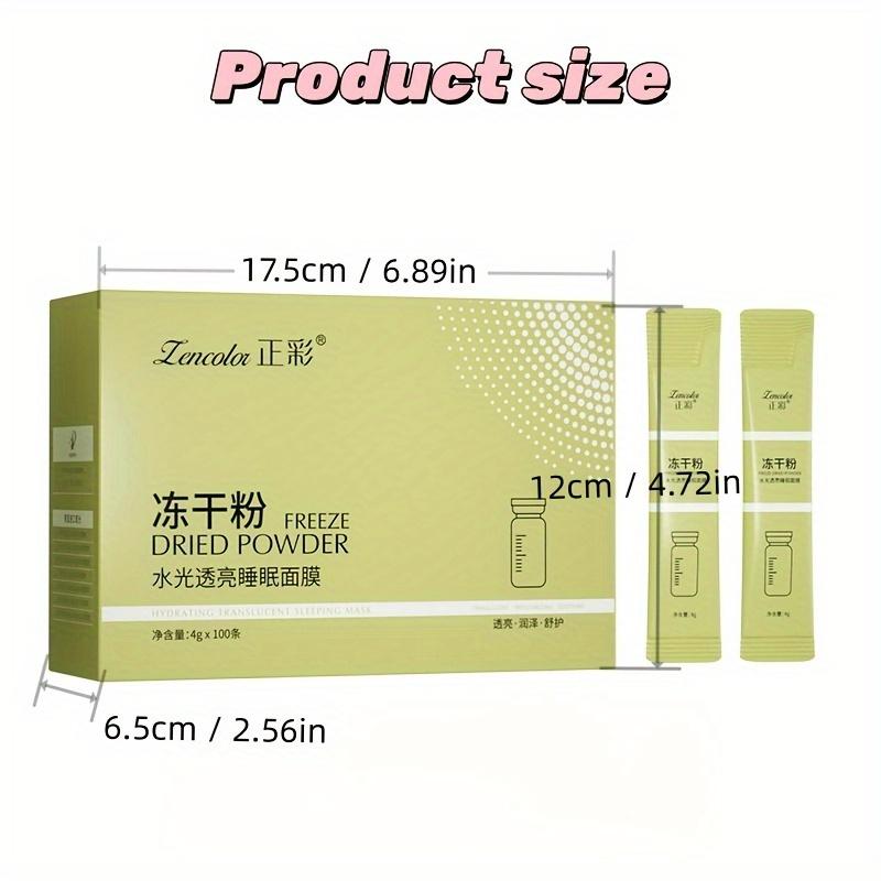 Hypoallergene feuchtigkeitsspendende Schlafmaske - 1 Box (100 Packungen) Lazy Mask für alle Hauttypen, waschfrei, tragbar – Gesichtspflege für die Nacht