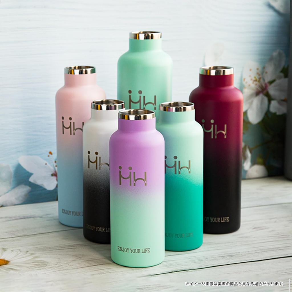 BOONSHAK Water Stainless Steel Direct Thermal Cold Insulated Two Types of Lid No Easy to Navy Bottle, 500ml, Bottle, Drinking, Insulation, Bottle,