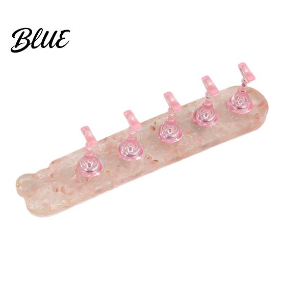 Acrylic Nail Display Holder Fake Stand for Painting Nails, Press-on with Magnetic Manicure Art Practice Base, Home Salon