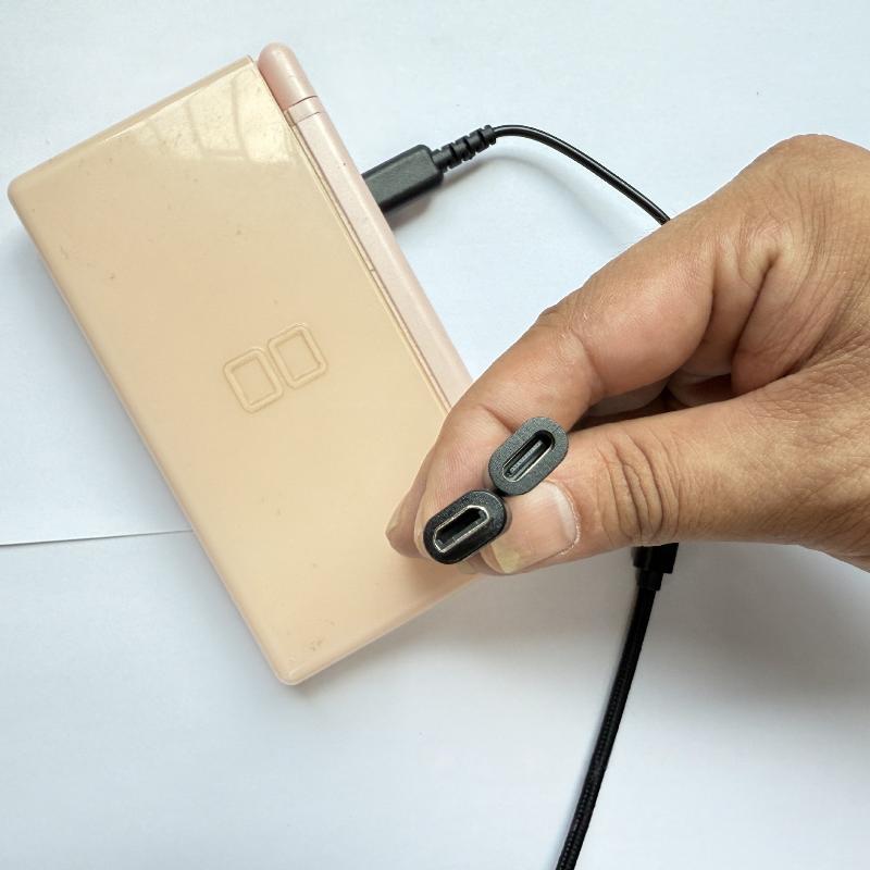 1/3Pcs Type C Game Console Conversion Cable For Ndsi Gbasp/ Wiiu 3Dsl Ndsl Power Line Usb C Charger Cable Cord Wire
