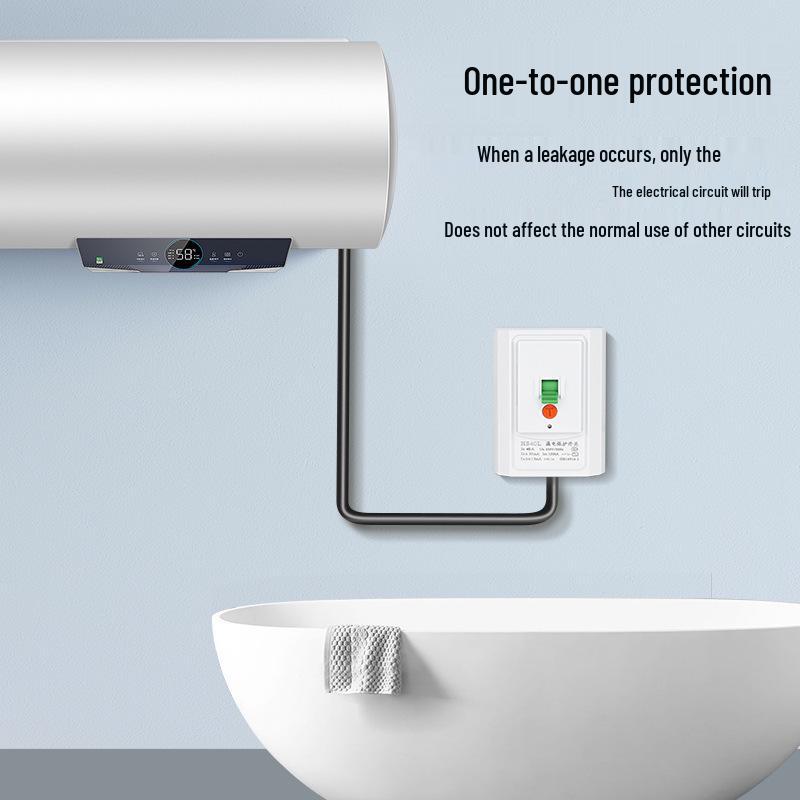 3HP Floor-Standing Air Conditioner Leak Protection & Quick-Heating Water Heater Switch, 86 Type, 32A/40A