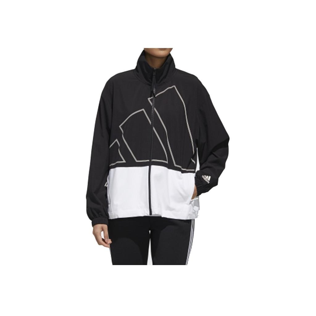 Adidas Must Haves Color Block Retro Sport Stehkragenjacke Damenjacke Schwarz GL5621