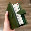 Portable Green Leather Notebooks M5 Hand Ledgers New Loose Leaf Notebook