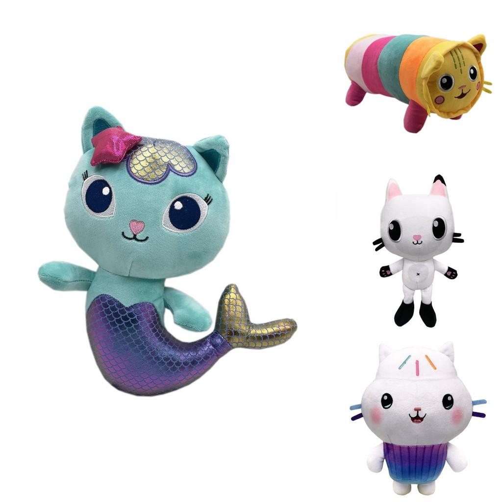 Gabbyin domeček pro panenky Plyšová kreslená vycpaná kočka Plyšák Panenka Dětské vánoční dárky