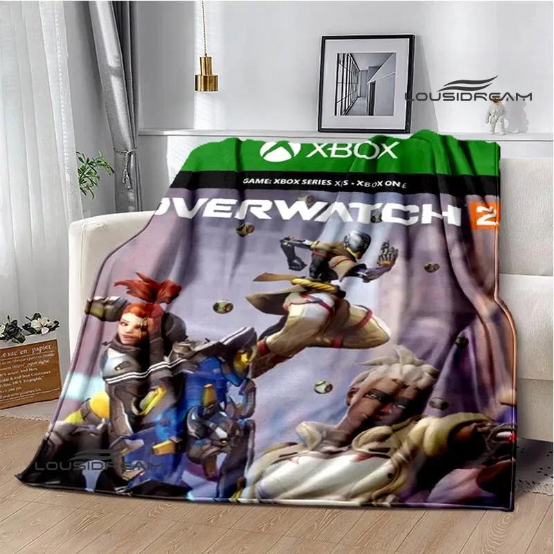 3D Game Overwatch printed blankets warm Flange blankets Soft and comfortable blanket Home travel blanket birthday gift