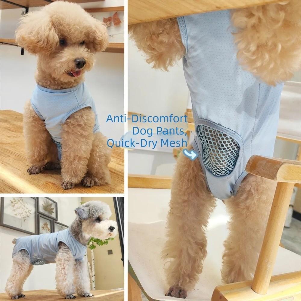 Sleeveless Cat Recovery Suit Breathable Dog Jumpsuit Comfortable Cat Weaning Suit  Daily Wear