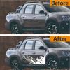 For Renault Duster Oroch Pickup Door Side Stickers | Truck Graphics Splash Grunge Decor Decals | Trunk Vinyl Covers | Auto Acces