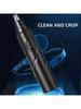 Black Electric Nose Hair Trimmers Ofer Low Noise High Torque,High Speed Motors for Washing Nose Hair for Both Men