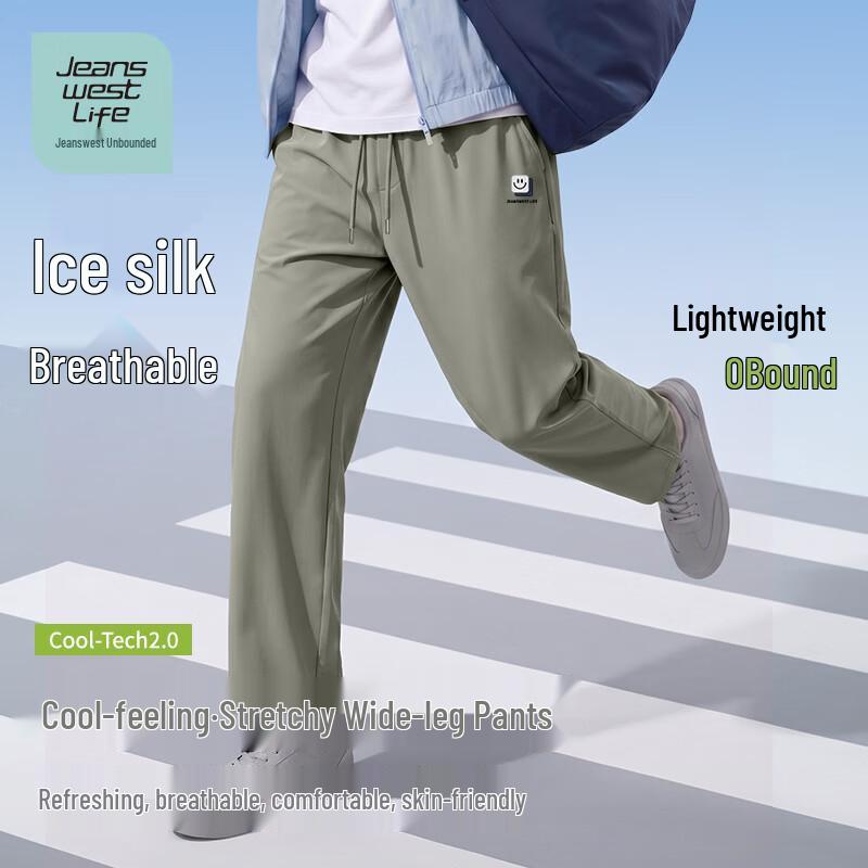 JEANSWEST LIFE Men s Cooling Straight-Leg Pants L