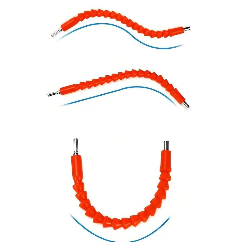 1Pc Electric Drill Screwdriver Bit Multifunctional Universal Snake flexible Hose Cardan Shaft Connection Soft Extension Rod Link