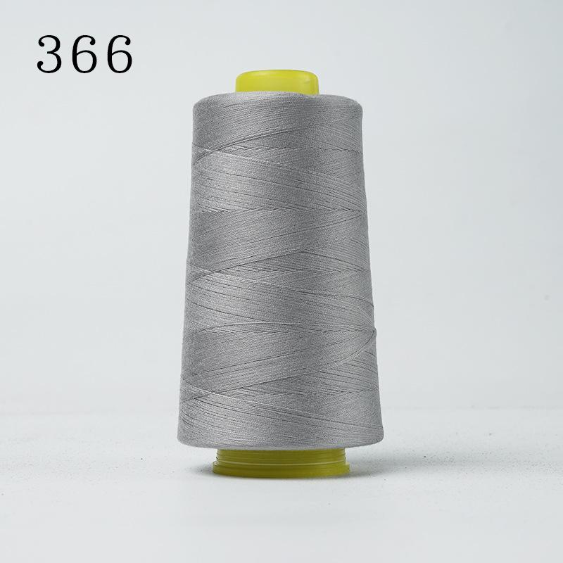 2 STÜCKE 3000 Yards Orange Industrielle Overlock-Nähmaschine Polyesterfaden Nählinie