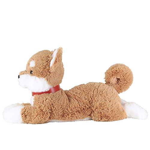 SUN LEMON Shiba Inu Lap Dog Plush Toy, Beige, Small, P-3052