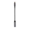 DC to Type C Cable 5.5x2.5mm 100W 6.8in Long Female Input Nylon Type C to DC5525 Cable for Tablet Phone PC