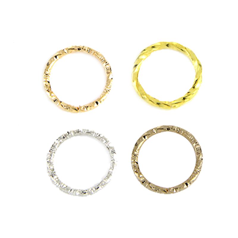 100Pcs/Set Hair Braid Dreadlock Beads Ring Extension Hair Clip Accessories