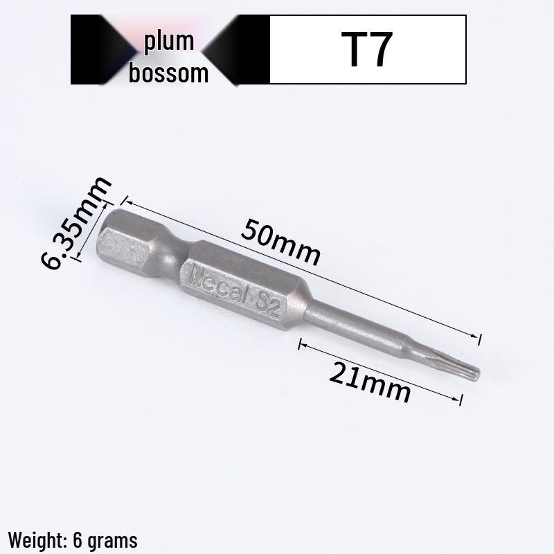 Magnetic Plum Blossom Screwdriver Replacement Bits T15 T20 T25 T30
