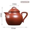 85ml Yixing Purple Clay Teapots Creative Handmade Small Capacity Tea Pot Household Beauty Kettle Chinese Raw Ore Zisha Tea Set