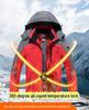 Unisex Outdoor Mountaineering Jackets with Plus Size Options and Velvet Lining