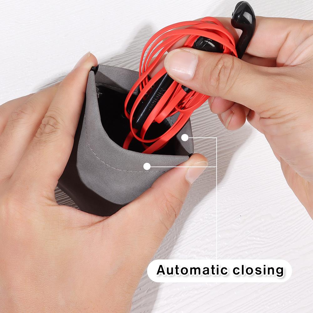 Memory Card Pouch USB Data Cable Organizer Earphone Storage Bag Headphone Accessories Coin Purse