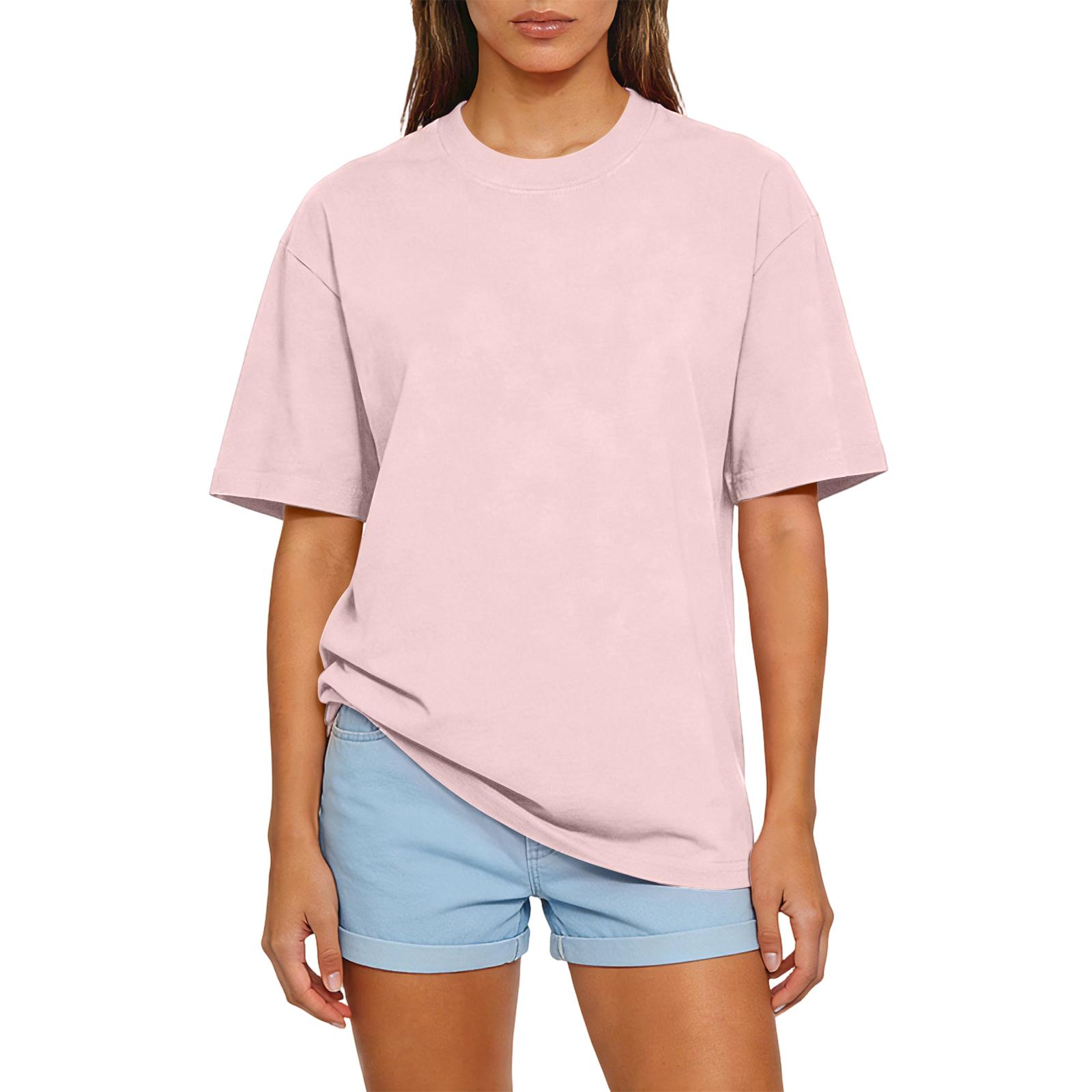 Unisex  Color Casual Fashion Top Short Sleeved T-shirt S