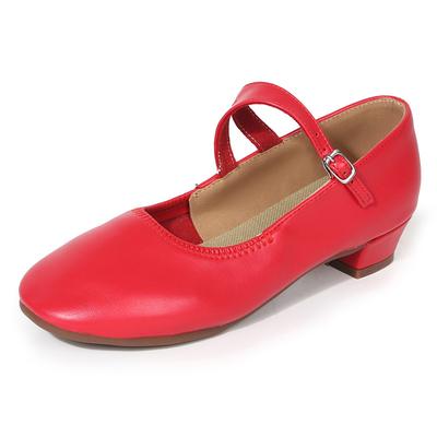 Scarpe da Ballo Quadrato Scarpe da Donna con Tacco Basso
