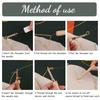 11Pcs/set Punch Needle Embroidery Kits Wooden Yarn Embroidery Pen Crochet Knitting DIY Craft Stitching Sewing Tools