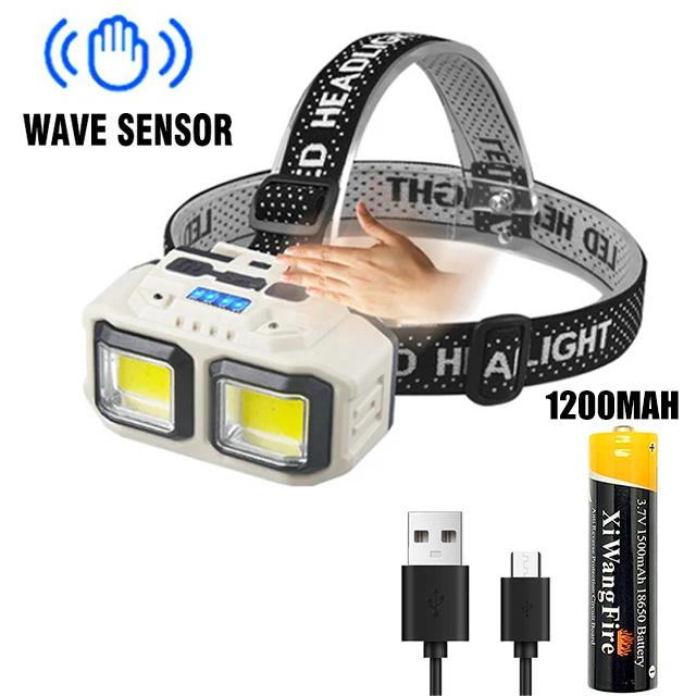 Powerful LED Headlamp 4 Lighting Modes USB Rechargeable Head Flashlight Outdoor Super Bright Camping Fishing Emergency Headlight