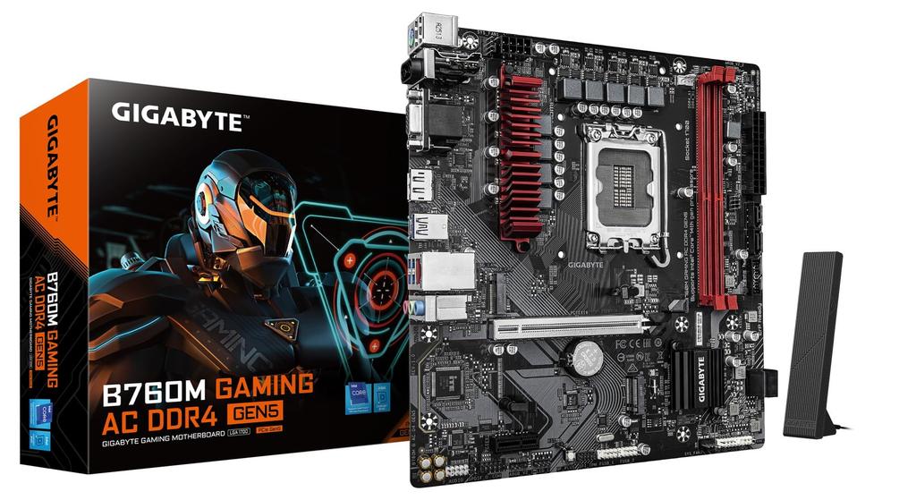 GIGABYTE B760M GAMING AC DDR4 GEN5 Motherboard B760M G AC D4 GEN5 MB6764 Micro-ATX