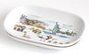 Snoopy Oval New York Set of 2 3870059 Plates, & Switzerland, Designs,