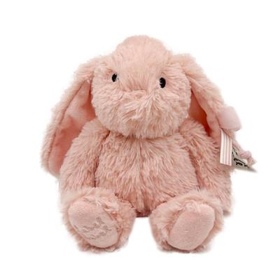 Labellabel Animal en Peluche Moelleux Premier Cadeau de Baby Shower pour Bébé Taille Cadeau de Noël Jouet, Jouet, (Lapin, Rose, Petit),