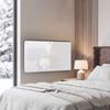 1500W Smart Panel Heater Wall Mounted & Freestanding, Electric Heater with Weekly Timer, Open Window & Anti-Frost, White